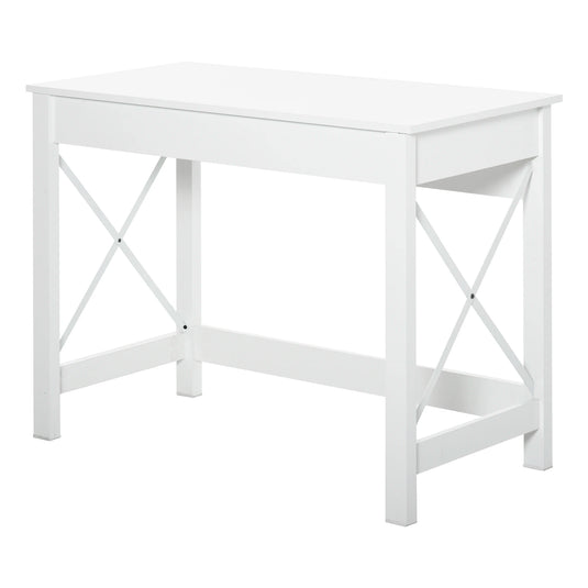 Bureau Wit Houten Werktafel