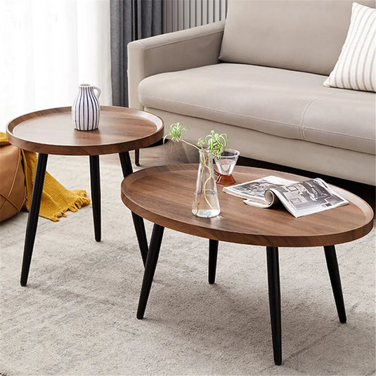 Salontafel Set met Twee Niveau